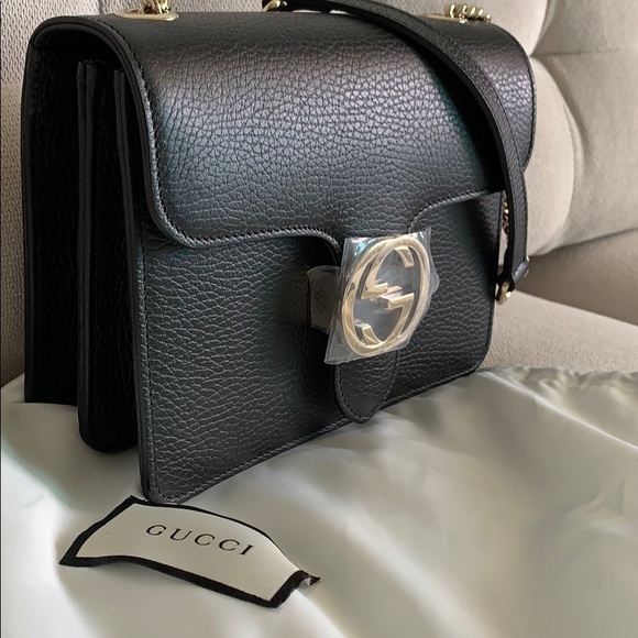 NEW Gucci purse, gorgeous black leather! - Picture 2 of 6